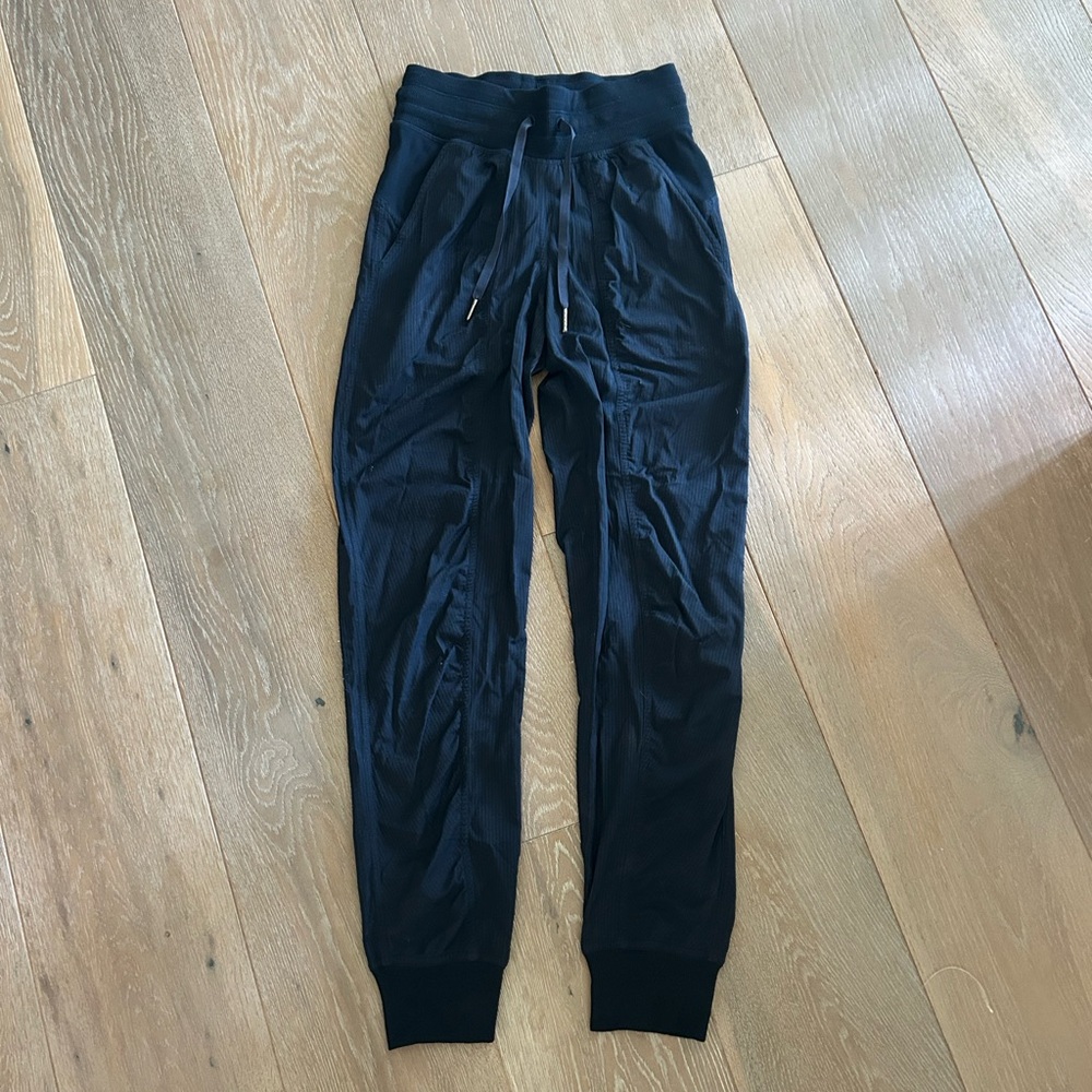 Lululemon navy blue dance studio joggers